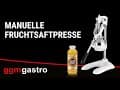 Manuelle Fruchtsaftpresse - Bronze