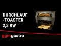 Durchlauftoaster - 2,3 kW