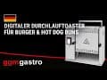 Durchlauftoaster - Digital - 2,1 kW - für Burger & Hot Dog Buns