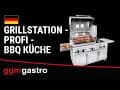 Grillstation - Profi BBQ Küche - Schwarz