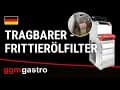 VITO | Tragbarer Frittierölfilter - 30 Liter/Minute - für max. 12 Liter Fritteusen