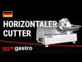 Horizontaler Cutter - 10 Liter - 750 Watt - 230 Volt - 1450rpm