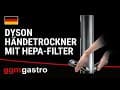 DYSON | AIRBLADE 9kJ - Händetrockner mit Sensor & HEPA-Filter - Edelstahl gebürstet